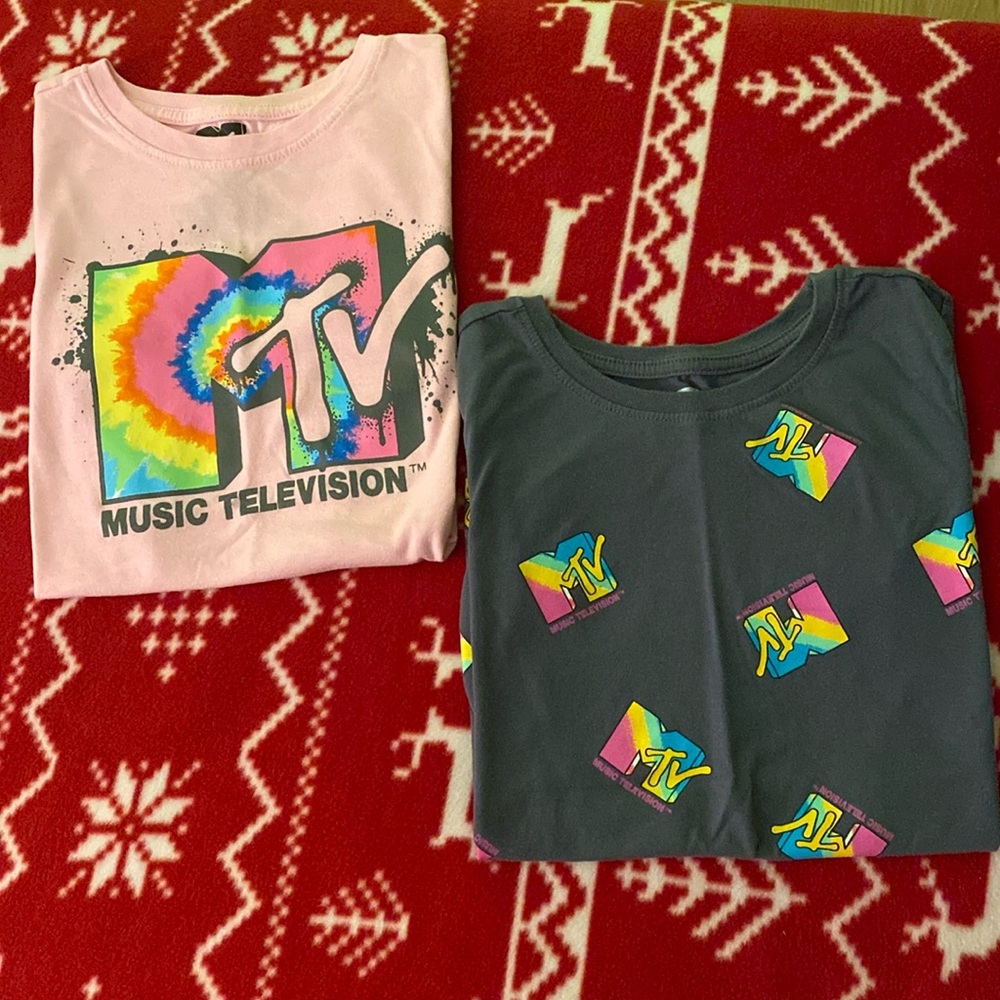 2 Viacom MTV Graphic Tees